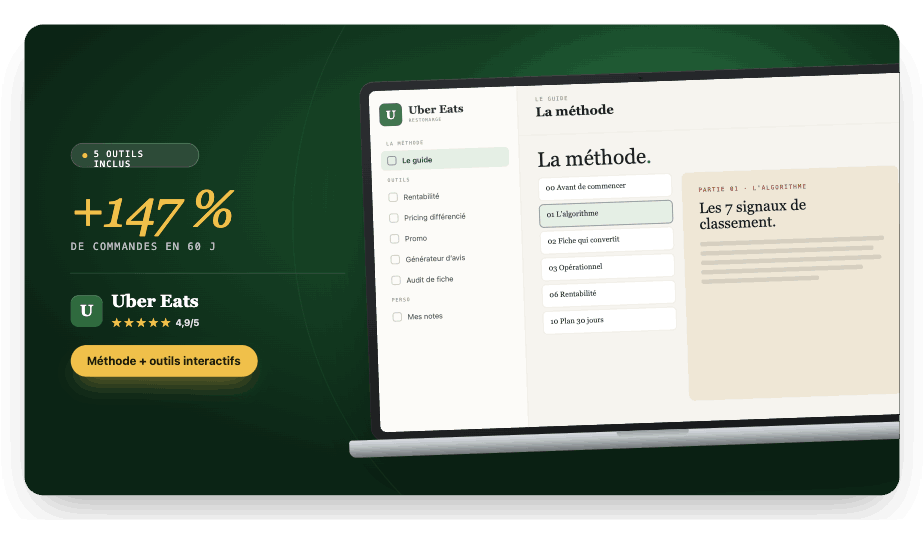 Doublez vos commandes Uber Eats